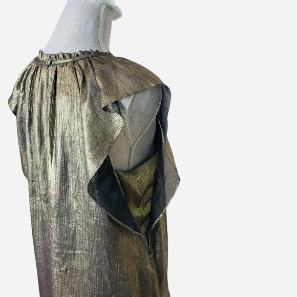 Ann Taylor LOFT Shimmer
Flutter Sleeve Shell Top M - Picture 8 of 14